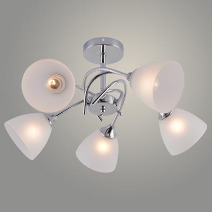 Люстра XA1629/5 CR хром 5х60W E27 d600 h300, HN25